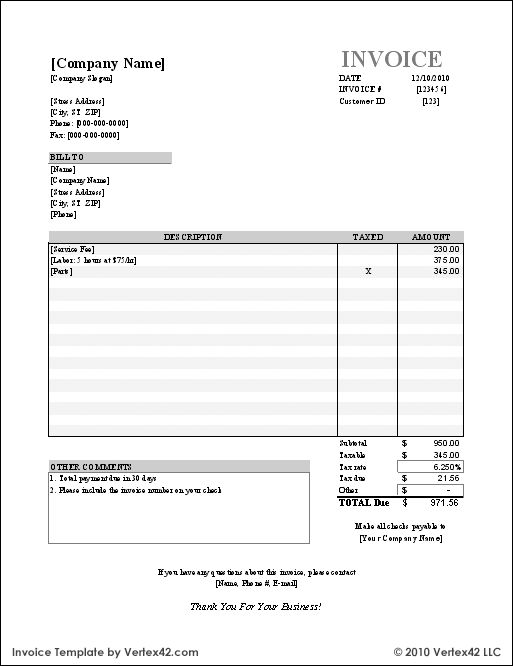 purchase invoice